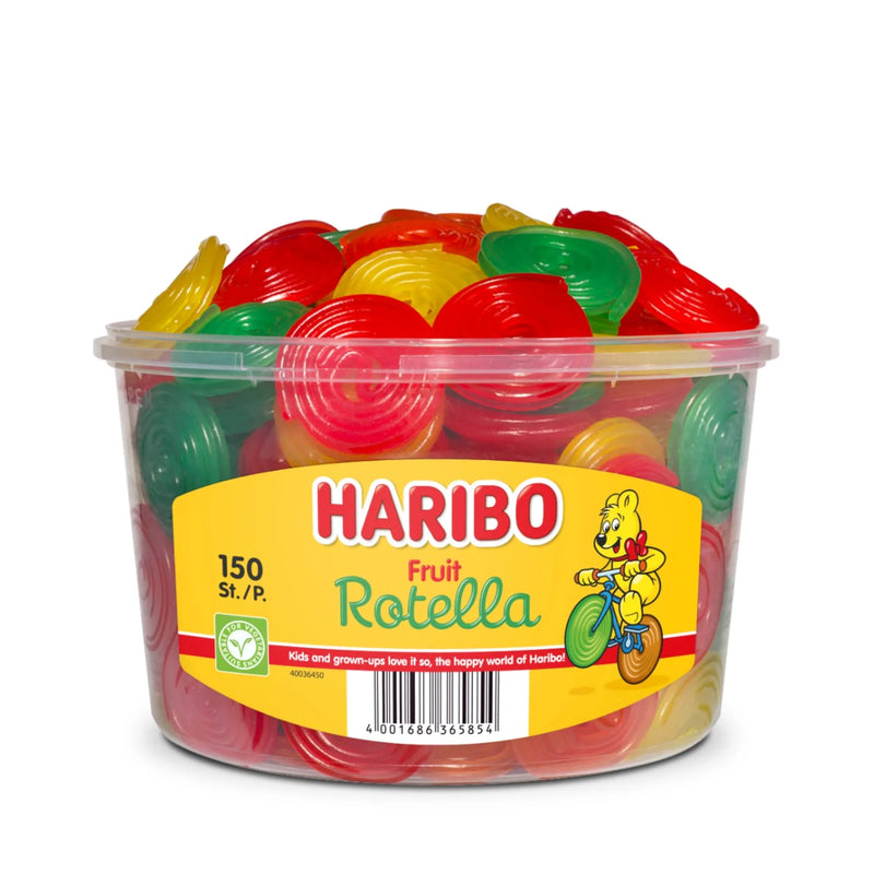 Haribo Fruit Rotella 150 Stuks