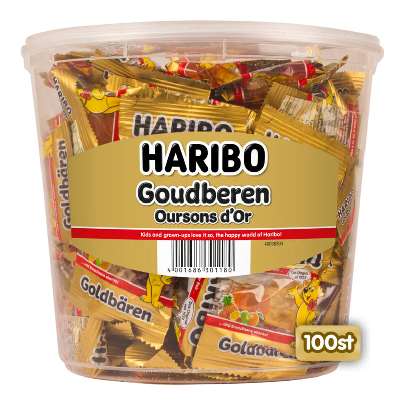 Haribo Goudberen zakjes 100 Stuks