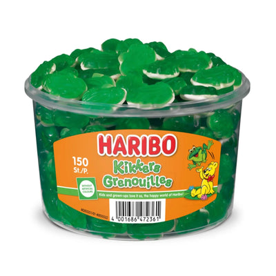 Haribo Kikkers Emmer 150 Stuks