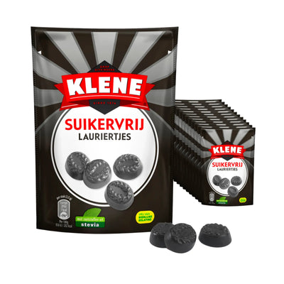 Klene Suikervrij Lauriertjes  Zakje 110 Gram