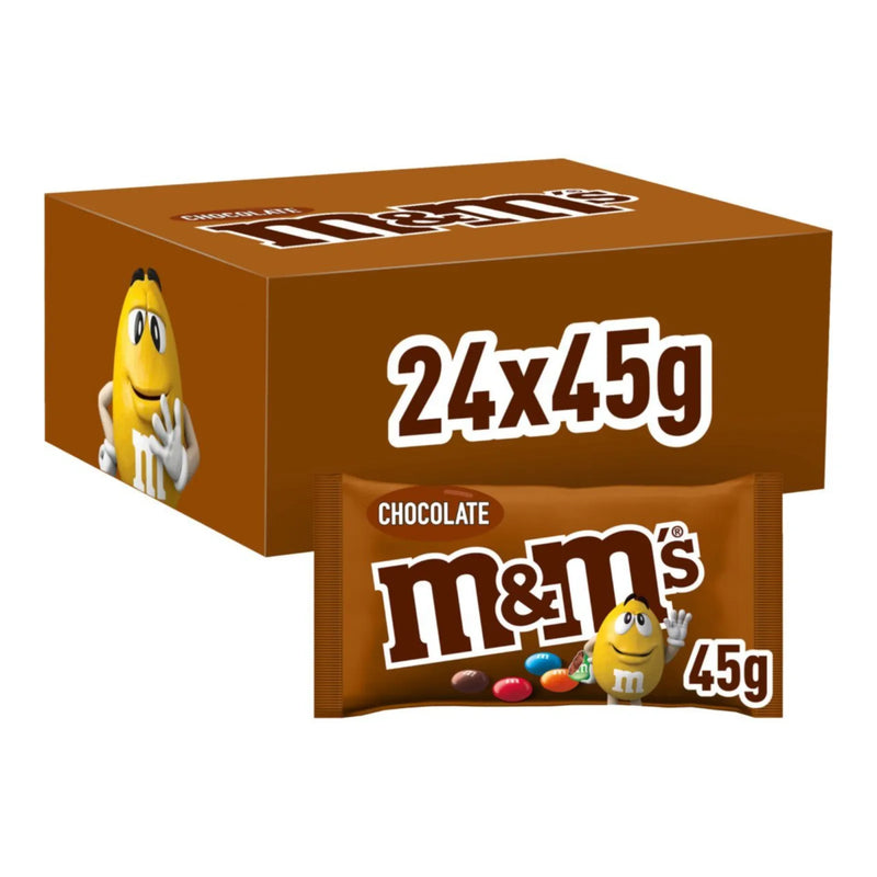 M&M’s Choco Single 45 Gram – Klassieke Chocolade Snoep