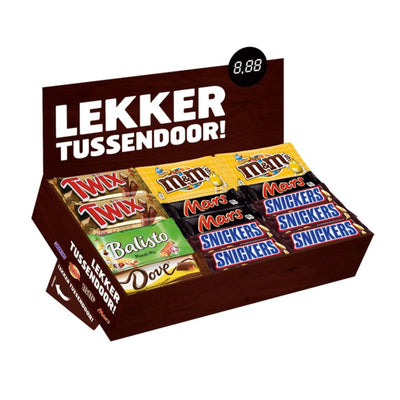 Mars Bestseller Display Box 49 Stuks – Mix van Populaire Chocoladerepen